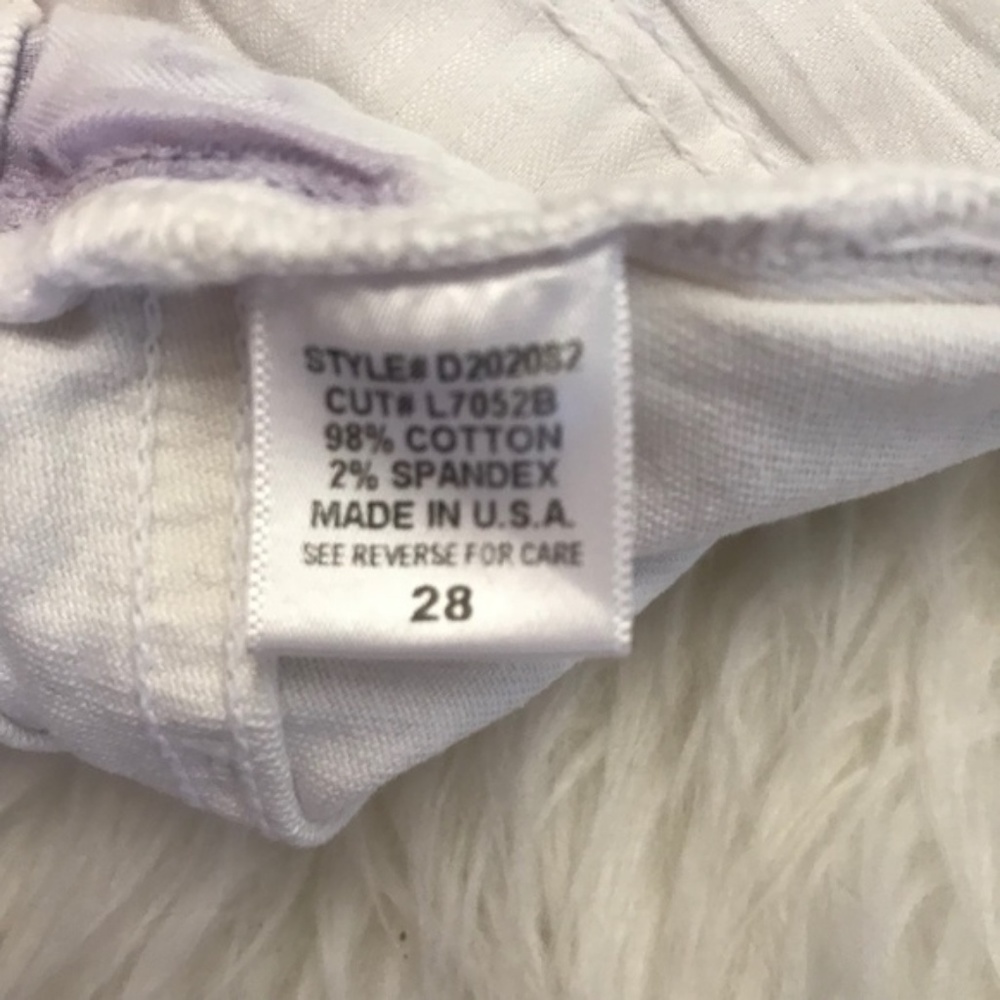 LF Carmar White Purple Tie Dye Cut Off Denim Shorts - New With Tags NWT - Picture 8 of 8